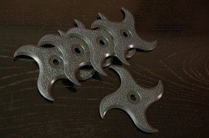 Ninja Stars - A Dozen Rubber Stars