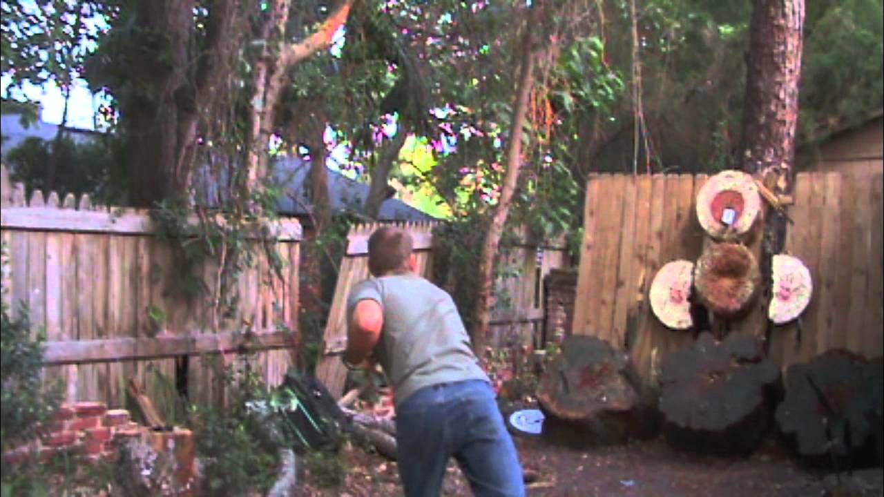 Knife Throwing - Spin Vs No Spin