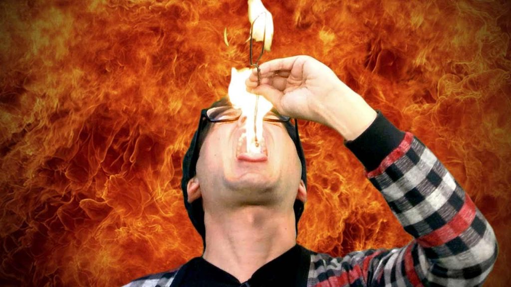 How To Eat Fire Fire Eating Tricks and Basics for Beginners Throw