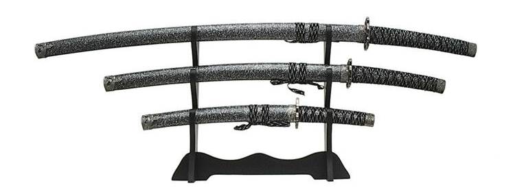 Marbled Samurai Sword Set