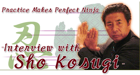 interview Sho Kosugi