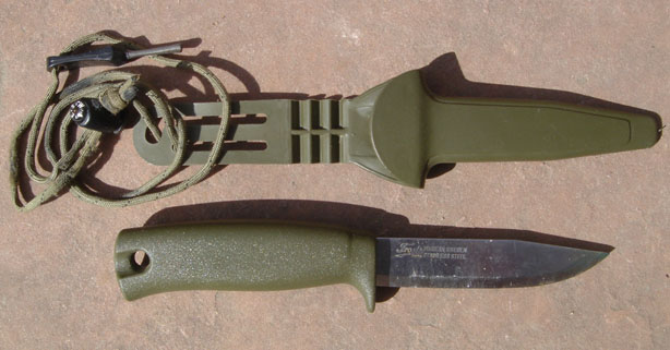 Frosts Mora survival knife, model 760-MG. 
